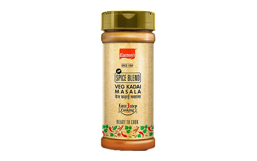Eastern Spice Blend Veg Kadai Masala   Plastic Bottle  125 grams